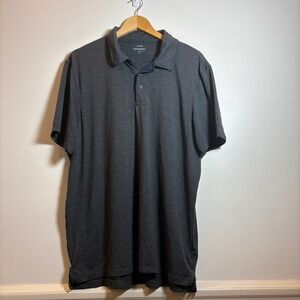 J Crew Performance Polo Shirt Mens XL‎ Gray Athletic Golf Training Short Sleeve